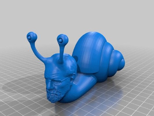 Sigmund Freud Snail | 3d print model
