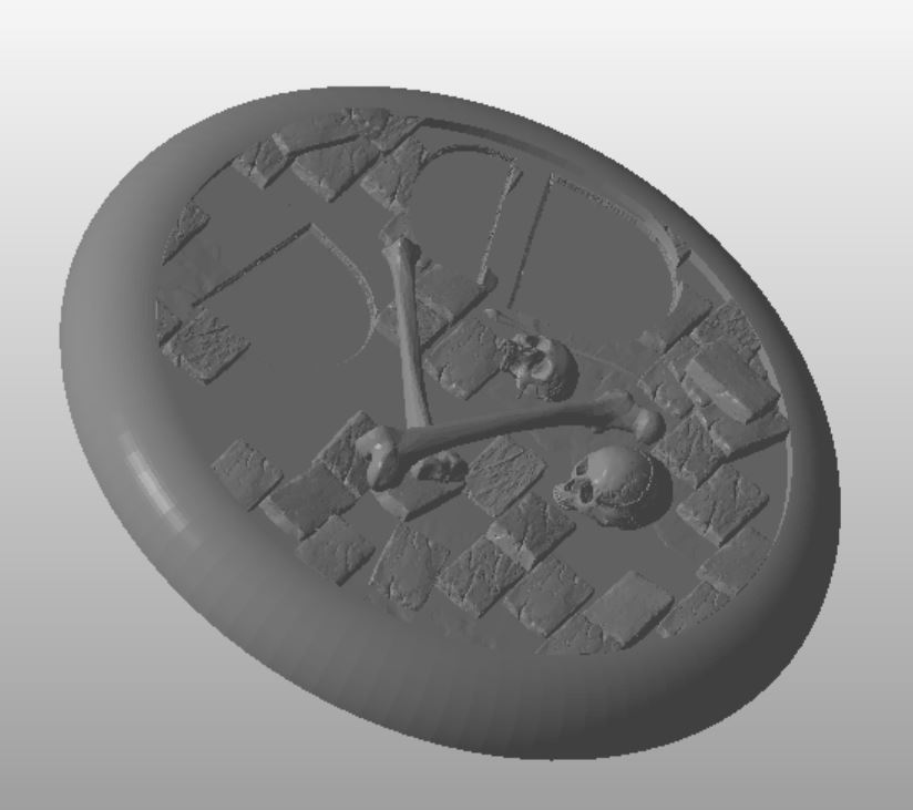 base for Lara Croft Toon Figurine