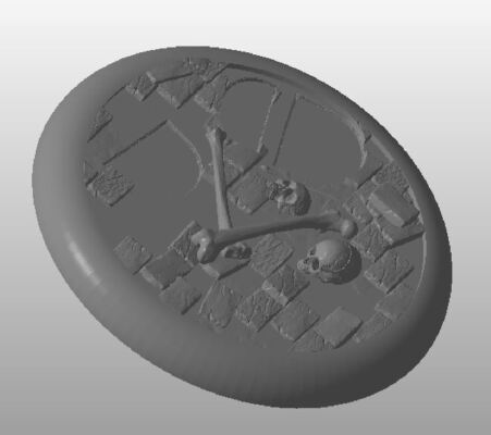 base for Lara Croft Toon Figurine | 3d print model