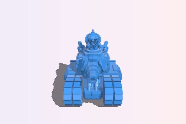 grot_scrap_tank_-_grot_capt_-_orks_-_vehicle | 3d print model