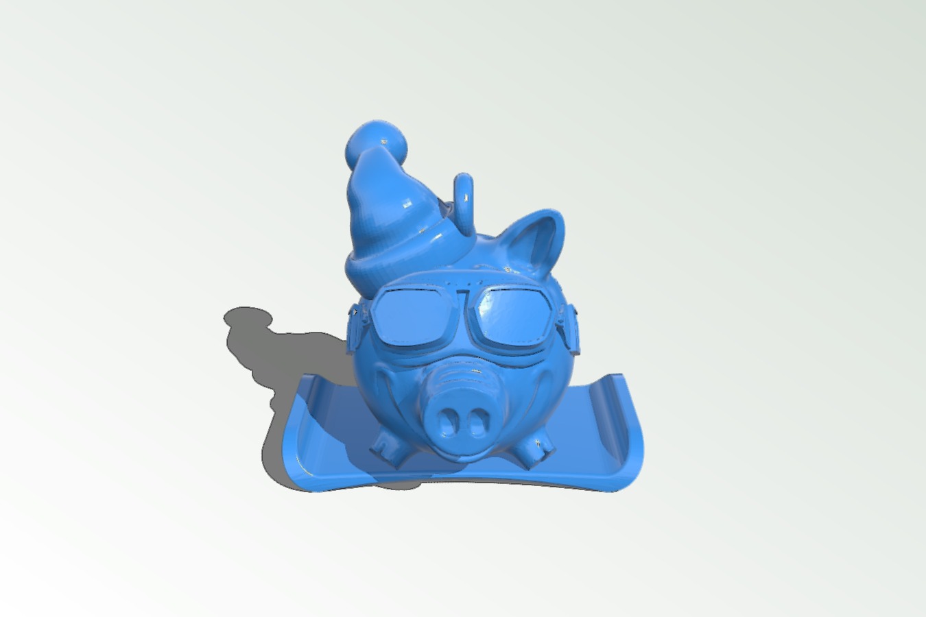 Pig Snowboarder