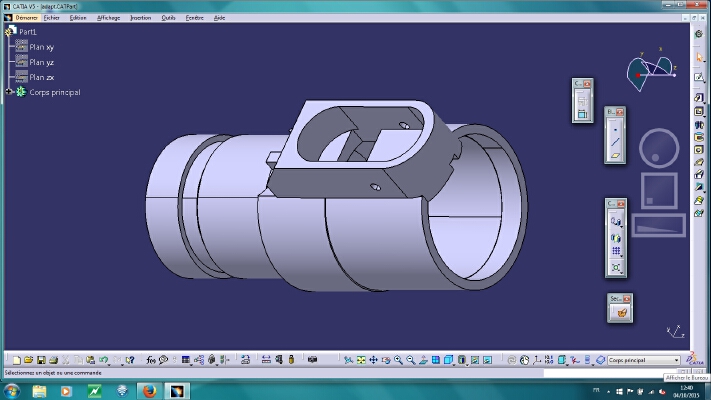 dc29 to dc45 tube adaptator | 3d print model
