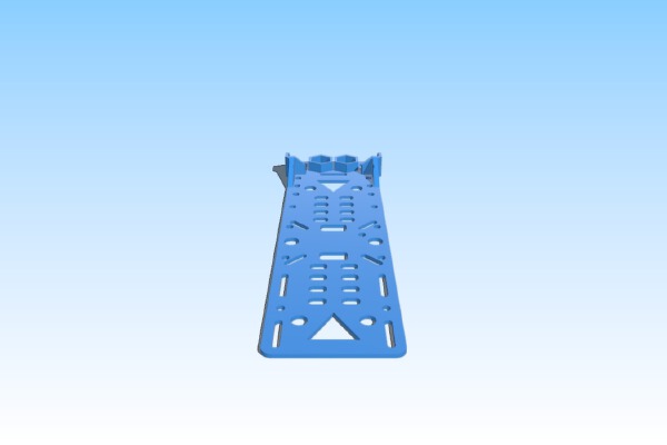 MHQ Remodeled lower plate | 3d print model