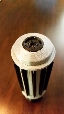 New Lightsaber bottom piece for "Lightsaber with internal components" | 3d print model