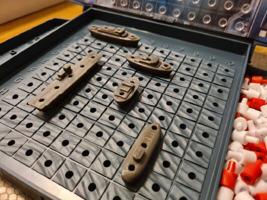 Battleship Game Spare Ships | 3d print model