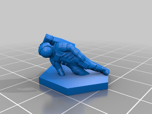 Pilot Tokens for BSG Starship Battles | 3d print model