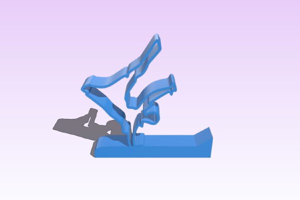 smartphone holder breakdance v2 | 3d print model