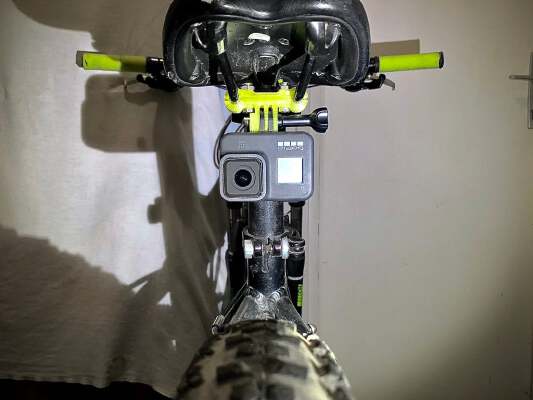 Bike Saddle GoPro Mount | 3d print model