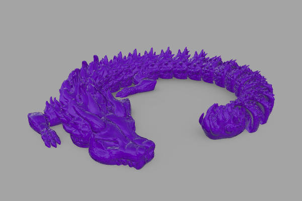Articulated Ghost Dragon | 3d print model