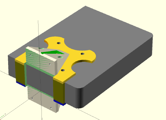 Intercard smart.ONE Adapter for Konica Minolta bizhub CXXXe Workting Table | 3d print model