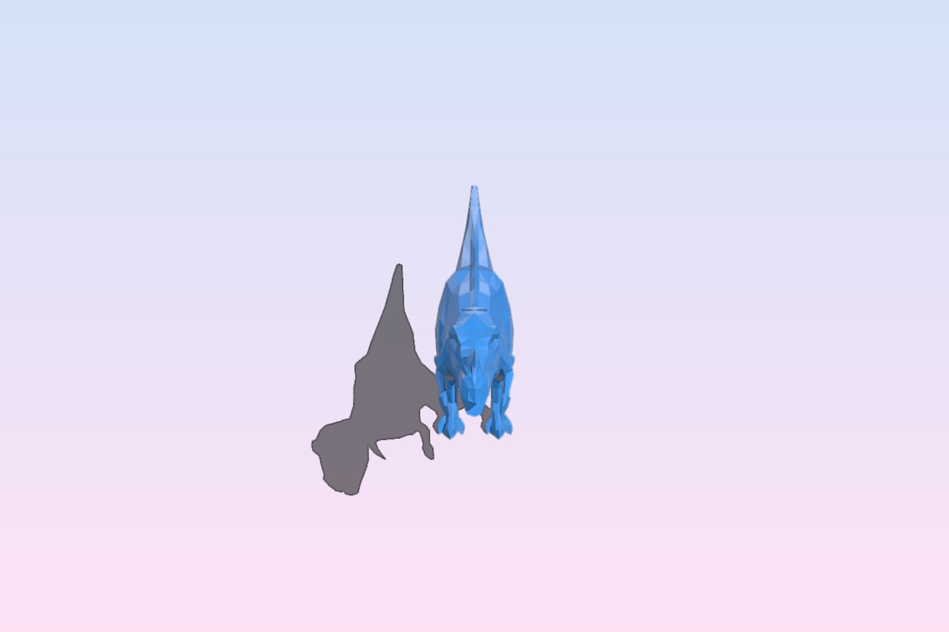 Low Polly Ceratosaurus