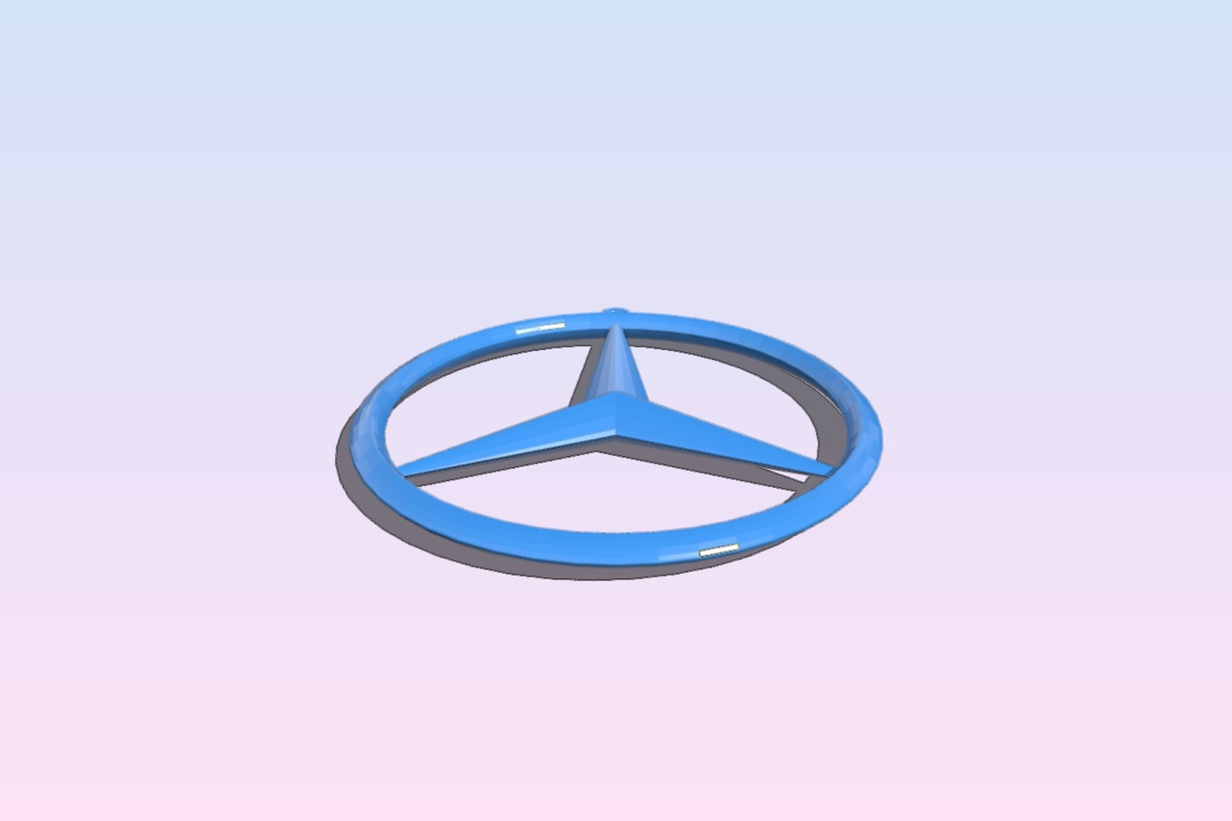 MERCEDES Keychain created in PARTsolutions