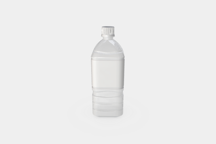 Plastic Pure Water Bottle Mockup