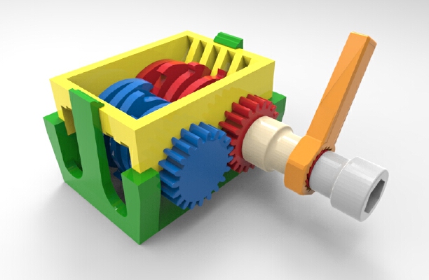 ez shredder v5 with ratcheting socket crank | 3d print model