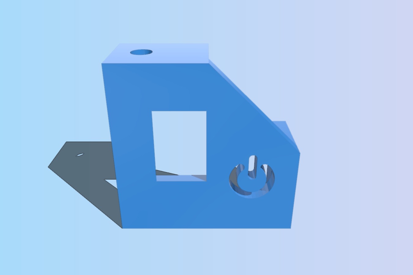 On Off power switch mount holder 2020 2040 v-slot
