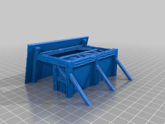 Old Quarters Addon Balcony, Covered and Open | 3d print model