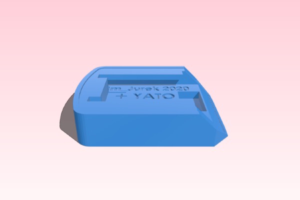 Battery adapter Yato 18v | 3d print model