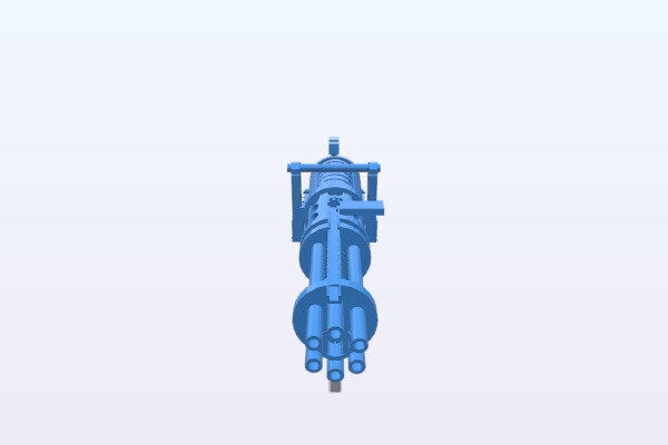 Z-6 Rotary Cannon | 3d print model