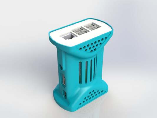 Primus Pi ( Raspberry pi case 2 and 3 ) | 3d print model