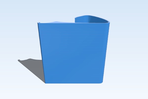 Wave iPad Stand | 3d print model