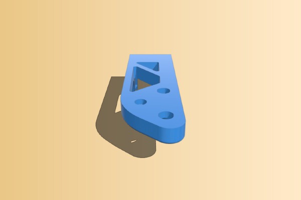 Webcam Mount for QU-BD One-Up _ Two-Up | 3d print model