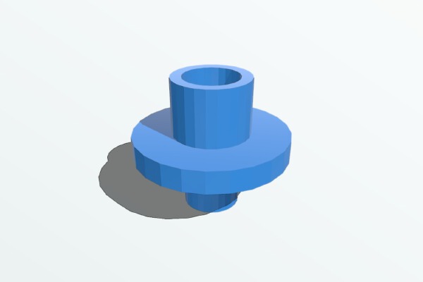 decathlon bicycle pump small part | 3d print model