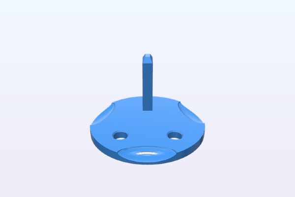 UK 3 pin to 2 pin socket adapter | 3d print model