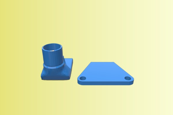 RepRap Huxley Hose Cooling version2 | 3d print model