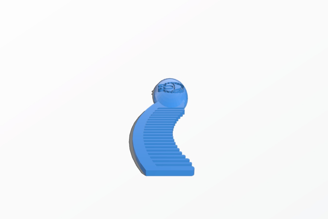 3D printed Elmo comb