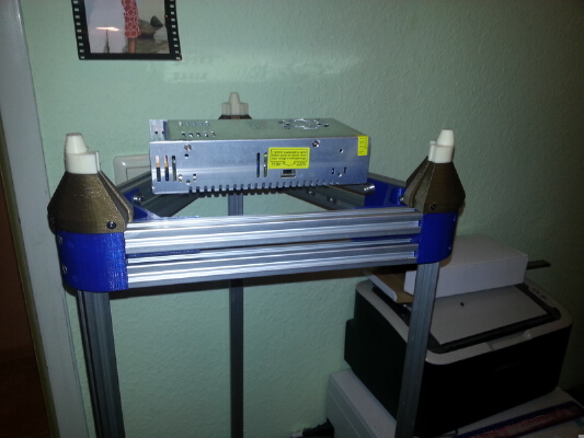 Cherry Pi III - Feet addon with shock absorbers | 3d print model