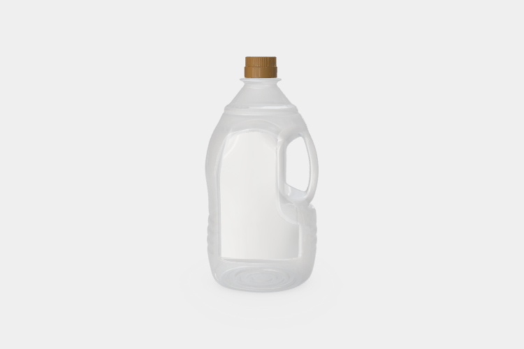 Transparent Oil Bottle Mockup