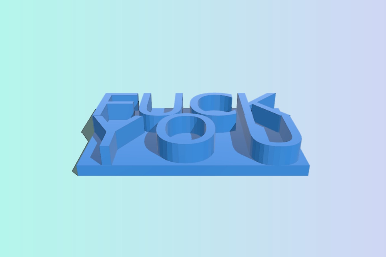 fuck you