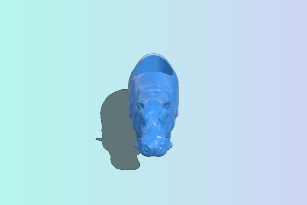 Hippo Tea Light | 3d print model