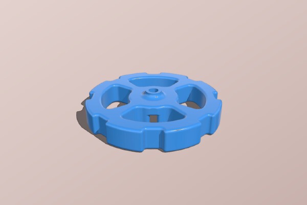 Bed Level Knob for 3mm wing nut | 3d print model