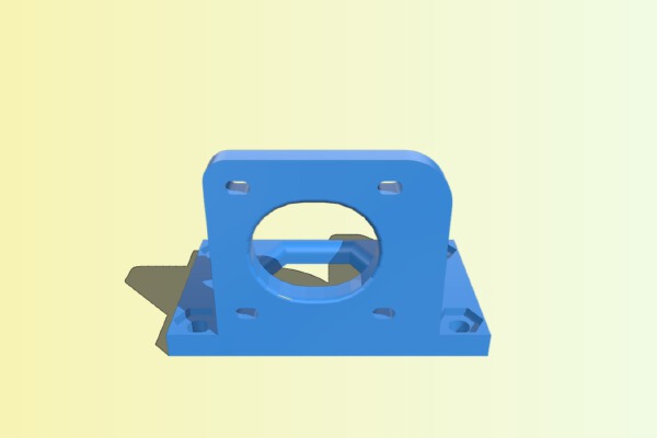 Nema 17 motor mount with tensioner | 3d print model