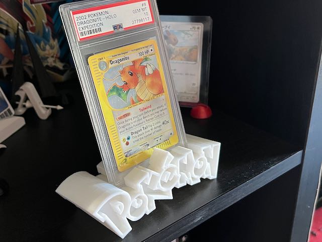 Pokemon Logo PSA Card Display Stand