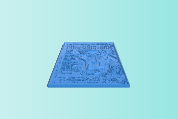 pulp fiction movie poster lithophane | 3d print model
