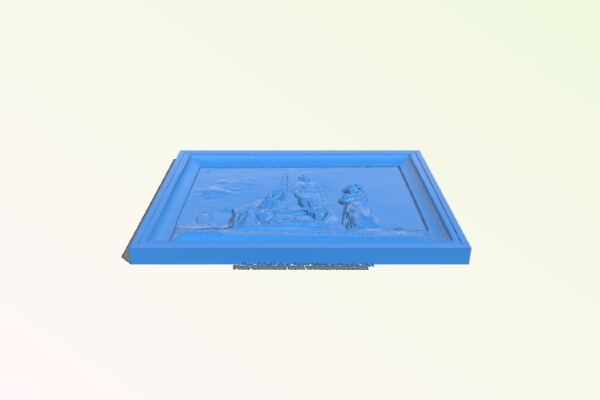 Painting of Jesus Christ | 3d print model
