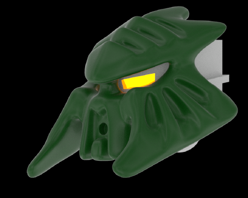 The Kanohi Kualsi Nuva, Great Mask of Quick-Travel | 3d print model