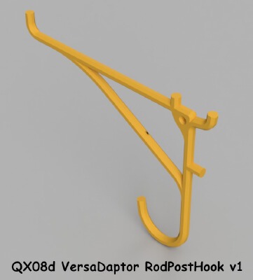 QX08 Family Of Pegboard Hooks | 3d print model