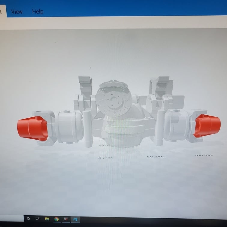 RC Monster Truck Rockwell Axle