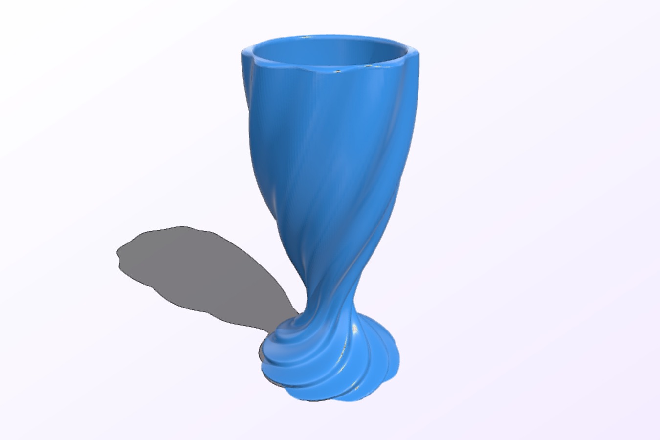 Customizable Rippled Chalice _ Vase
