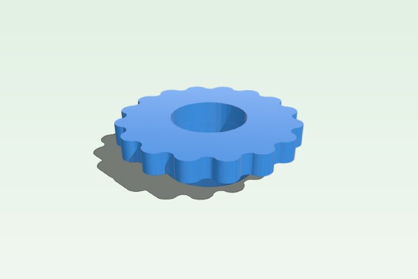 TEVO michelangelo bed level knob | 3d print model