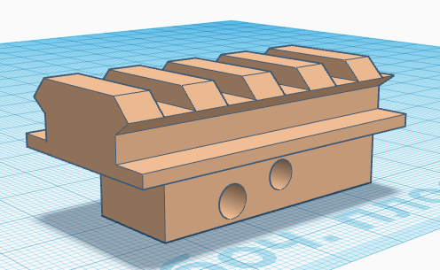 G36 picatinny mount back | 3d print model