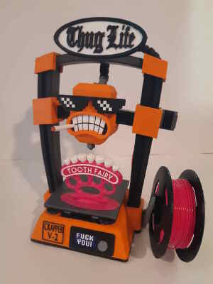 GANGSTER 3D PRINTER CRAPPER V2 | 3d print model