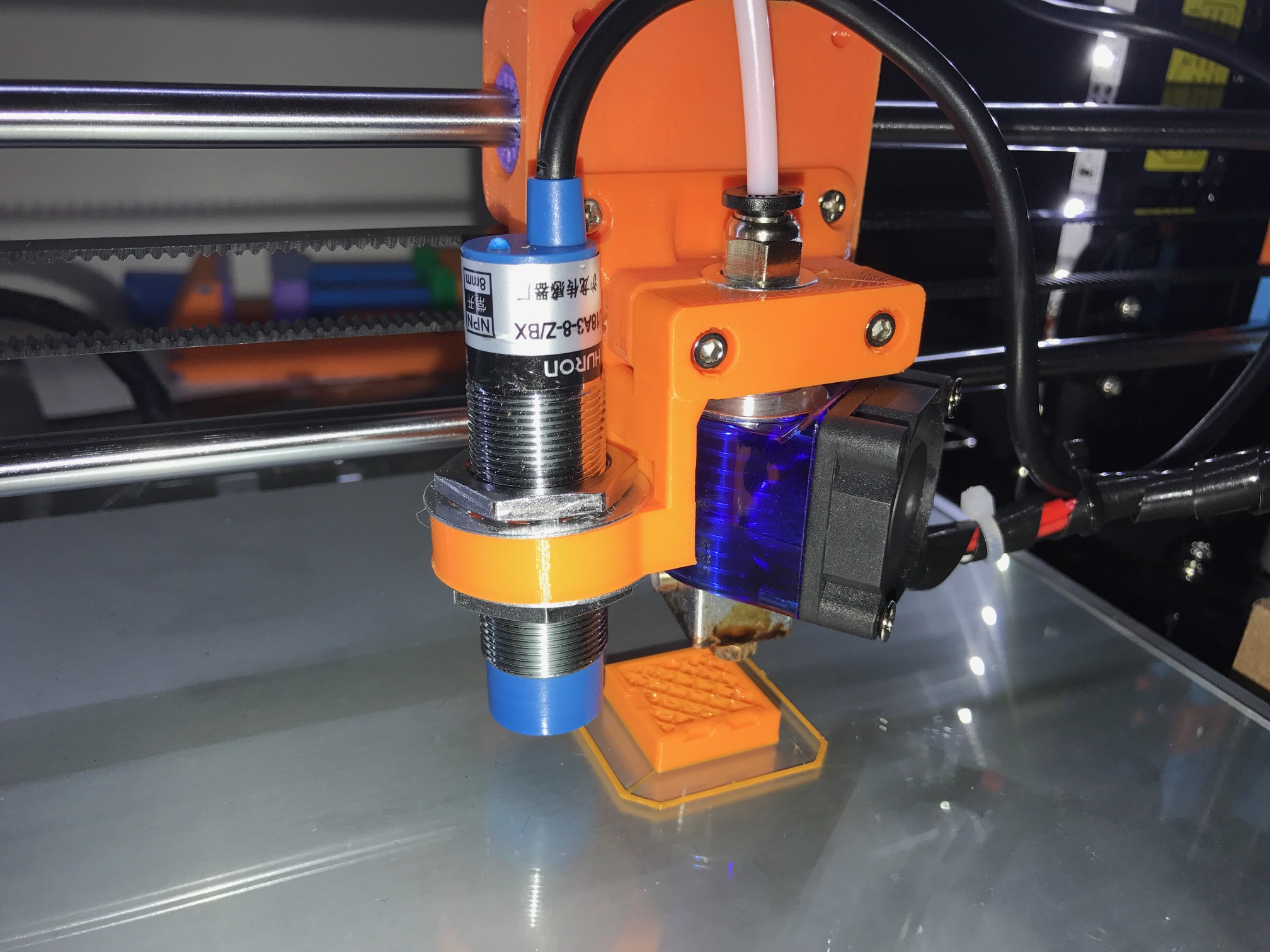 8mm probe holder for Anet A8 E3D V6 mount