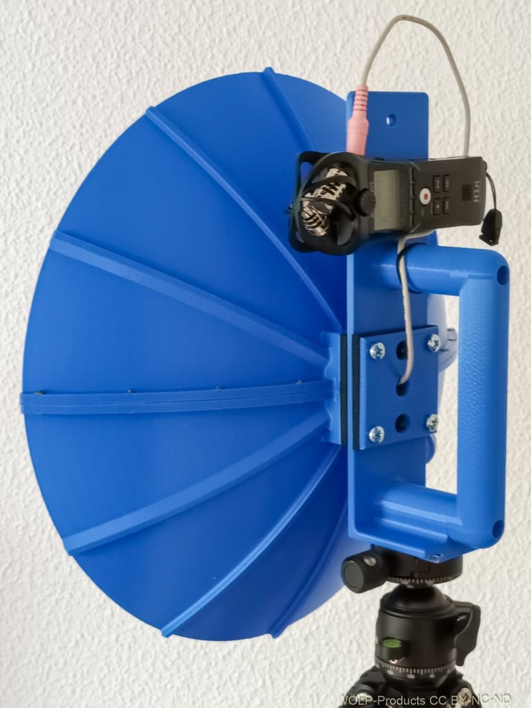 Modular parabolic microphone Ø 330 mm
