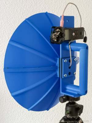 Modular parabolic microphone Ø 330 mm | 3d print model