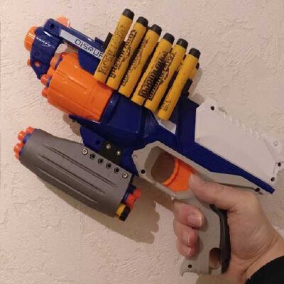 insane Nerf Disruptor modding... ;-) | 3d print model