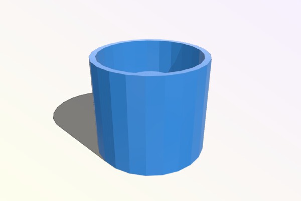 Cylindrical style umbrella handle | 3d print model